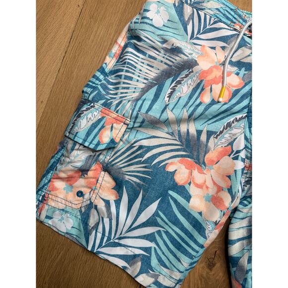 NWT Tommy Bahama Baja Jungle Royale Men's Mesh Swim Trunks with Pockets SMALL - Picture 3 of 8